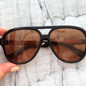 Mens Gucci sunglasses black yellow